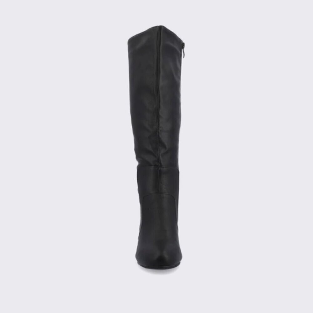 Journee Collection Carver 7.5 Black Tall Riding Boots Brand New - Picture 11 of 14